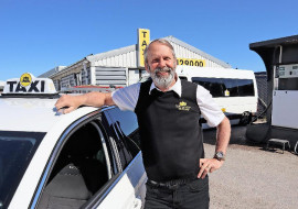 Peter Jansson, operativ chef på Gävle Taxi.
